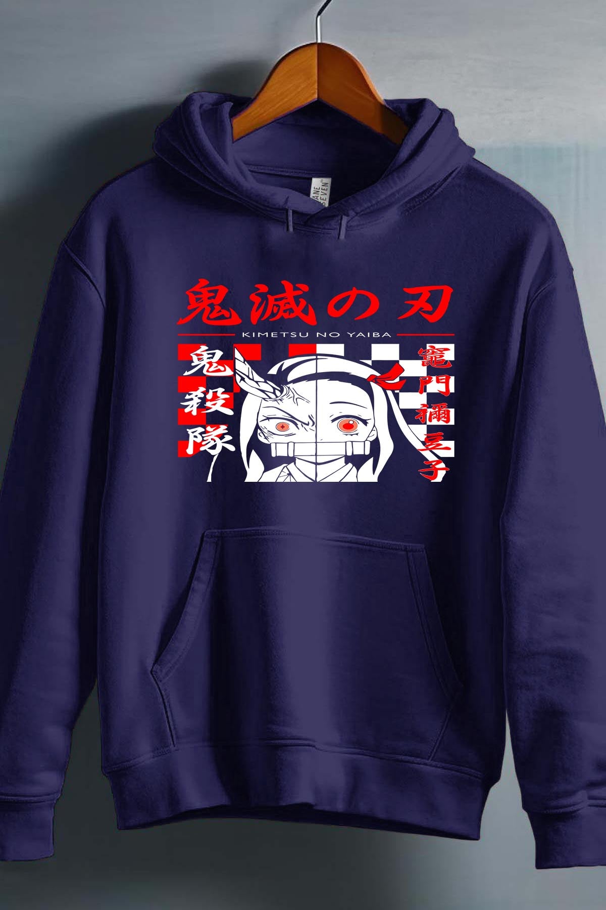 COULEUR:Marine|Sweat Capuche Garçon | DEMONS SLAYER 35 Marine