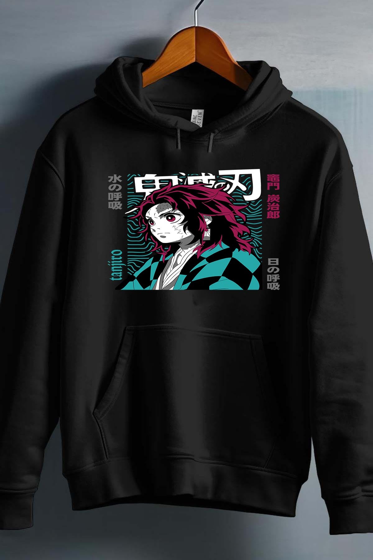 COULEUR:Noir|Sweat Capuche Garçon | DEMONS SLAYER 37 Noir