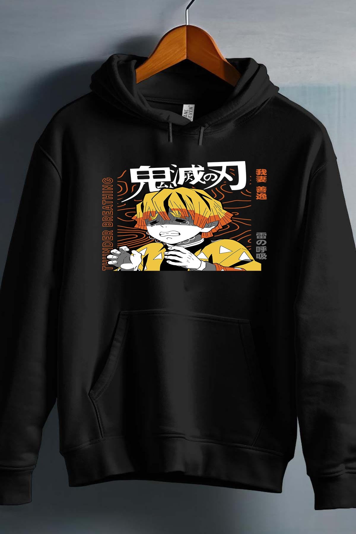 COULEUR:Noir|Sweat Capuche Garçon | DEMONS SLAYER 38 Noir