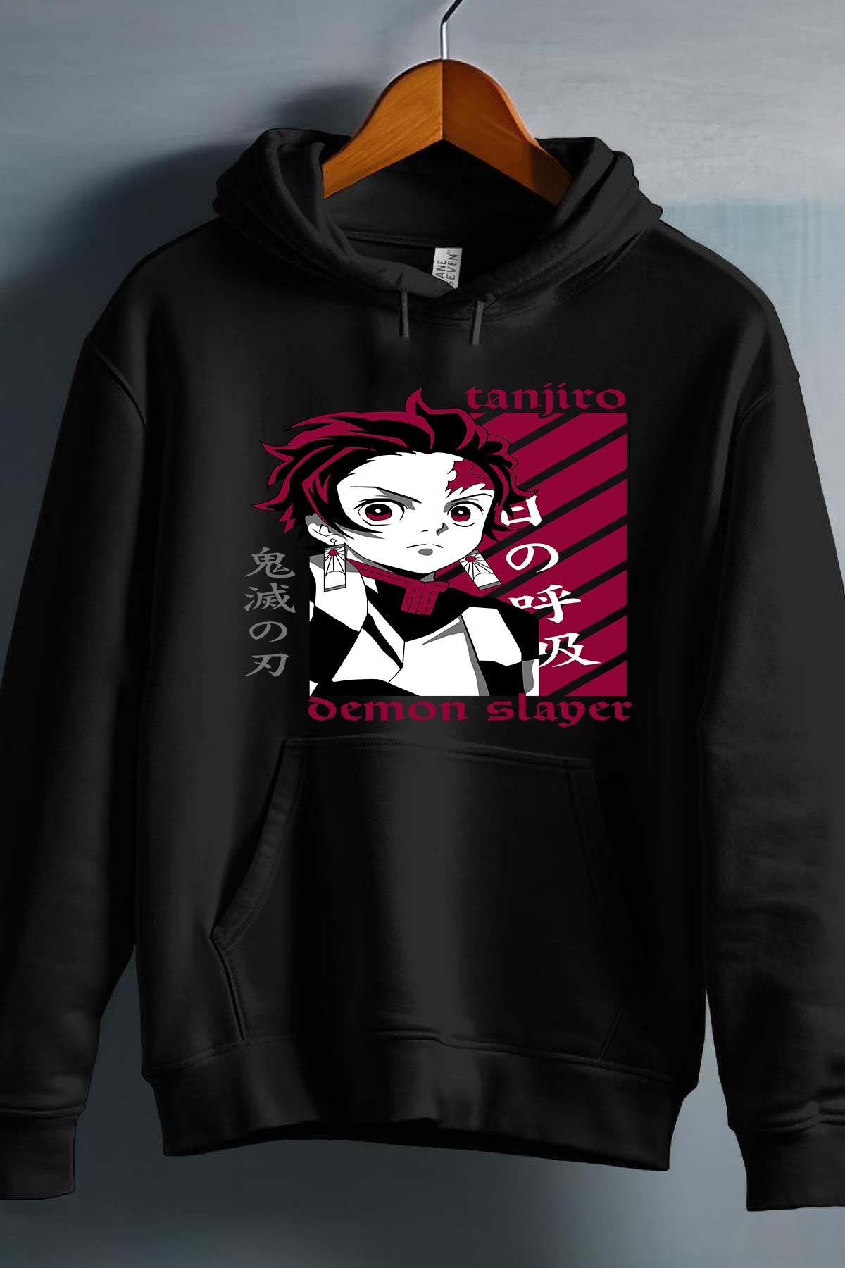 COULEUR:Noir|Sweat Capuche Garçon | DEMONS SLAYER 39 Noir
