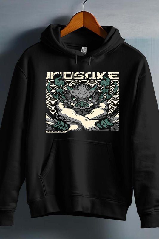 COULEUR:Noir|Sweat Capuche Garçon | DEMONS SLAYER 3 Noir