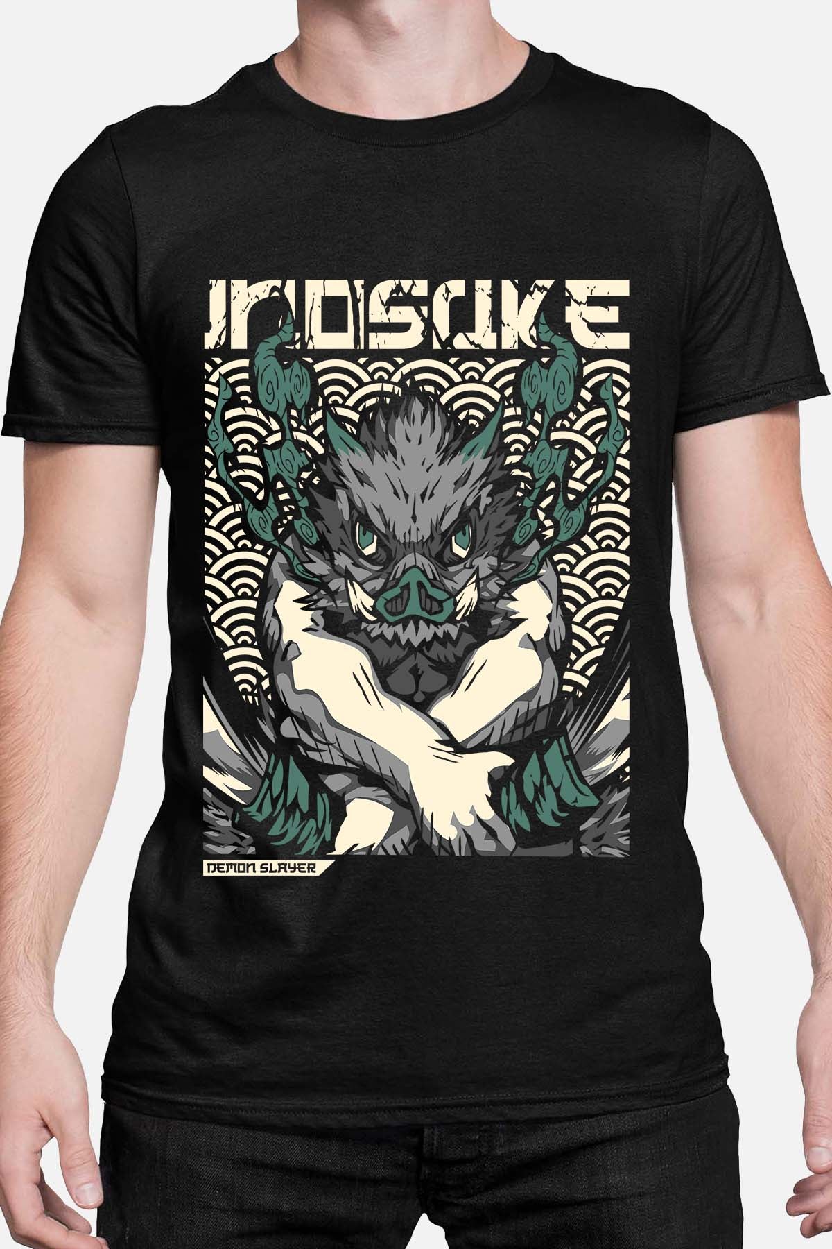 COULEUR:Noir|T-shirt Homme | DEMONS SLAYER 3 Noir