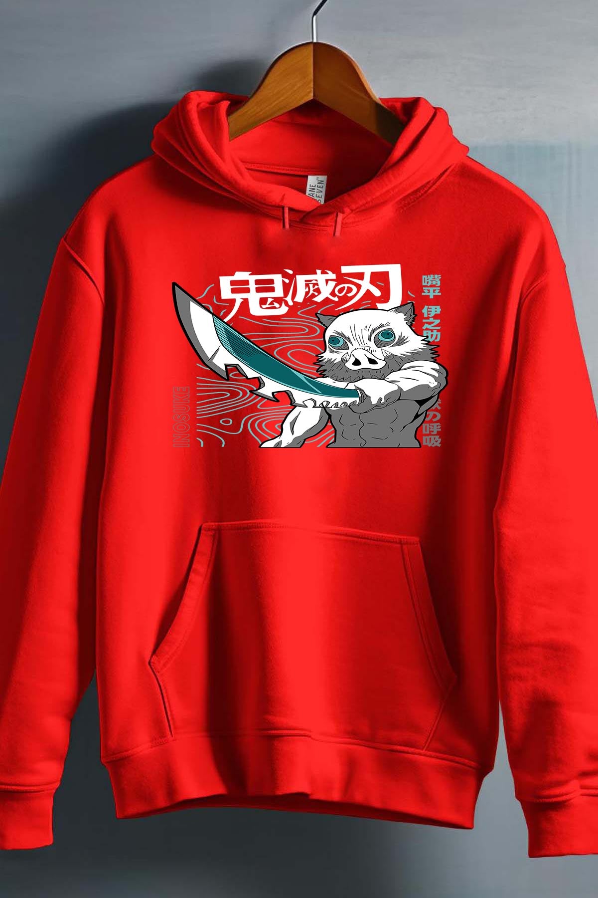 COULEUR:Rouge|Sweat Capuche Garçon | DEMONS SLAYER 40 Rouge