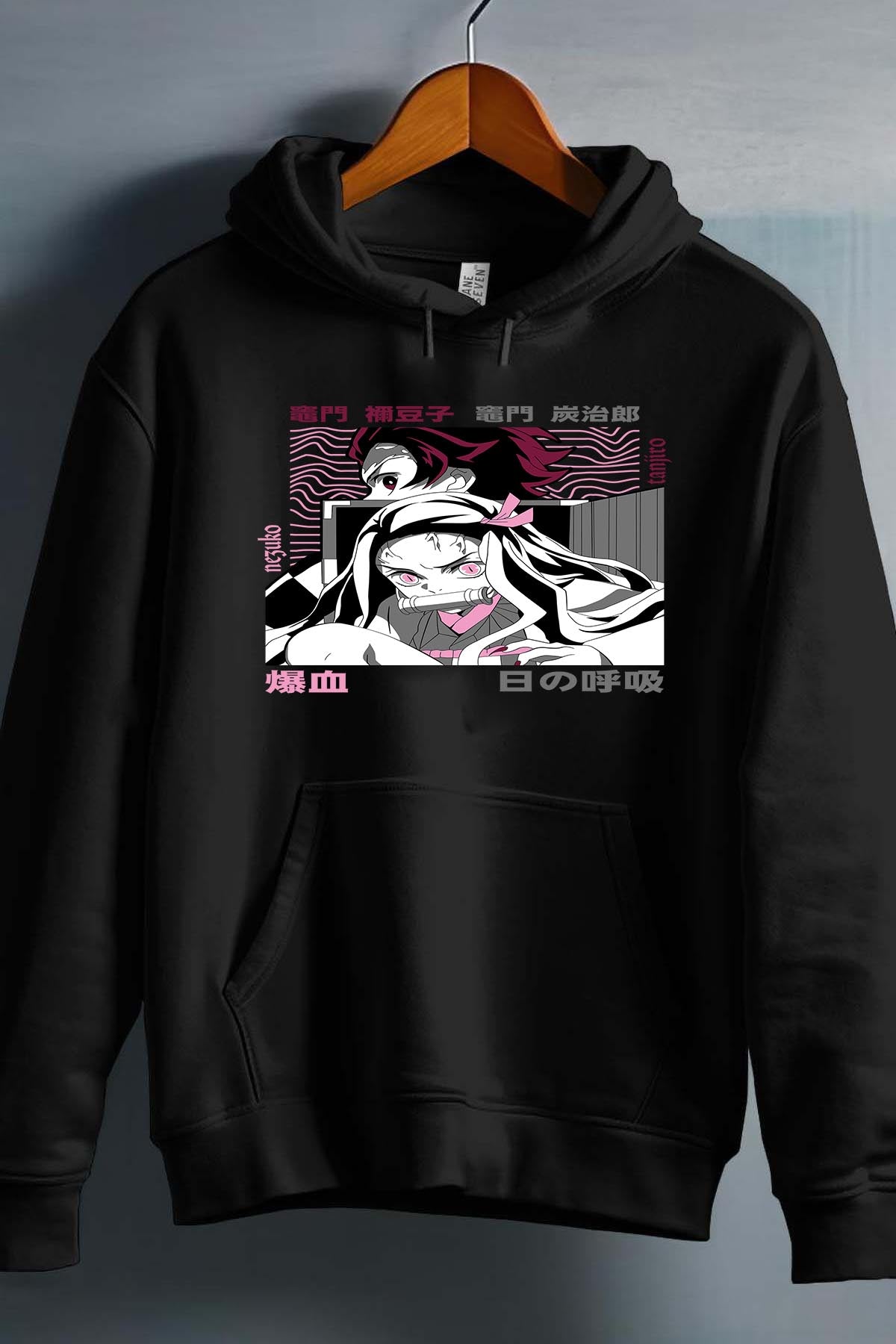 COULEUR:Noir|Sweat Capuche Garçon | DEMONS SLAYER 41 Noir