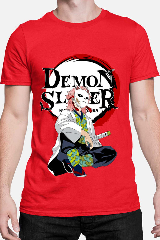 COULEUR:Rouge|T-shirt Homme | DEMONS SLAYER 44 Rouge