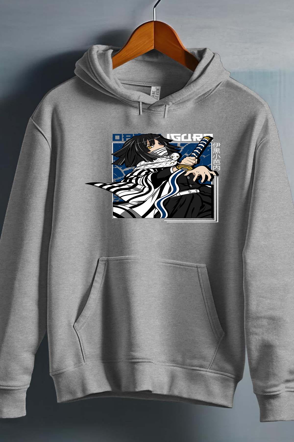 COULEUR:Gris|Sweat Capuche Garçon | DEMONS SLAYER 45 Gris