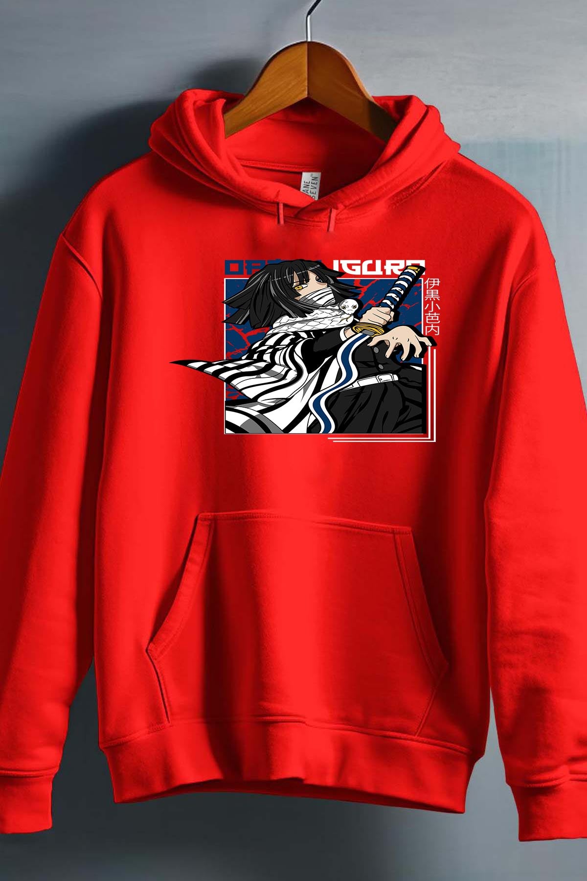COULEUR:Rouge|Sweat Capuche Garçon | DEMONS SLAYER 45 Rouge