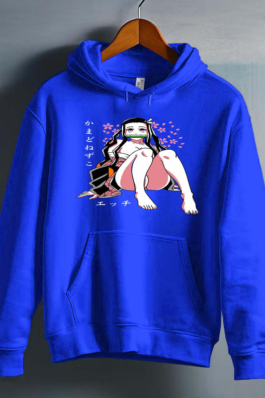 COULEUR:Bleu Roi|Sweat Capuche Homme | DEMONS SLAYER 47 Bleu Roi