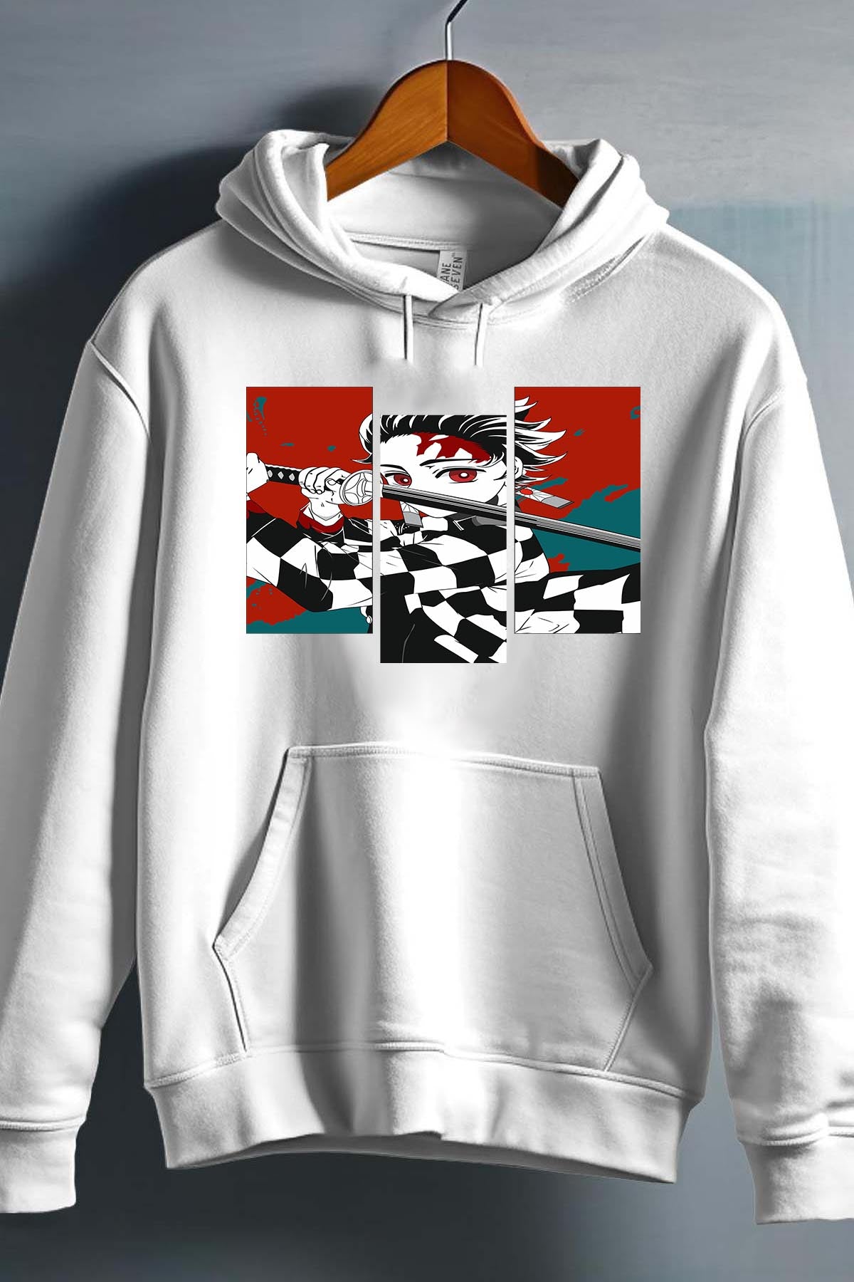 COULEUR:Blanc|Sweat Capuche Garçon | DEMONS SLAYER 49 Blanc