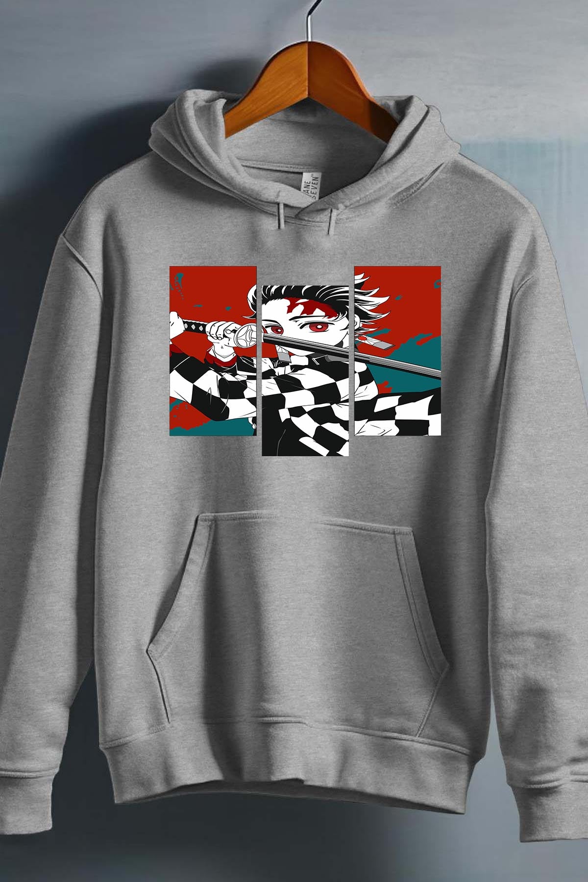 COULEUR:Gris|Sweat Capuche Garçon | DEMONS SLAYER 49 Gris