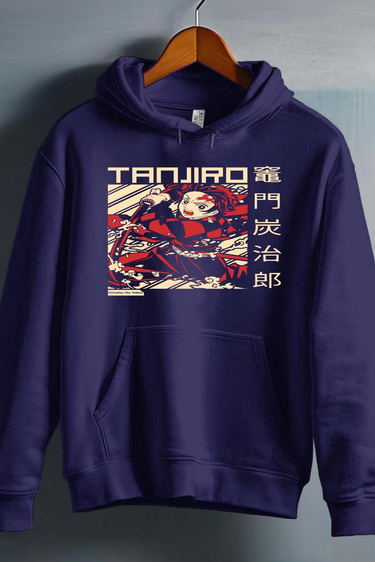 COULEUR:Marine|Sweat Capuche Garçon | DEMONS SLAYER 4 Marine