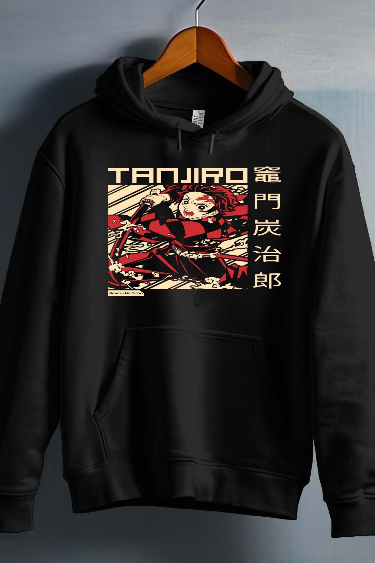 COULEUR:Noir|Sweat Capuche Homme | DEMONS SLAYER 4 Noir