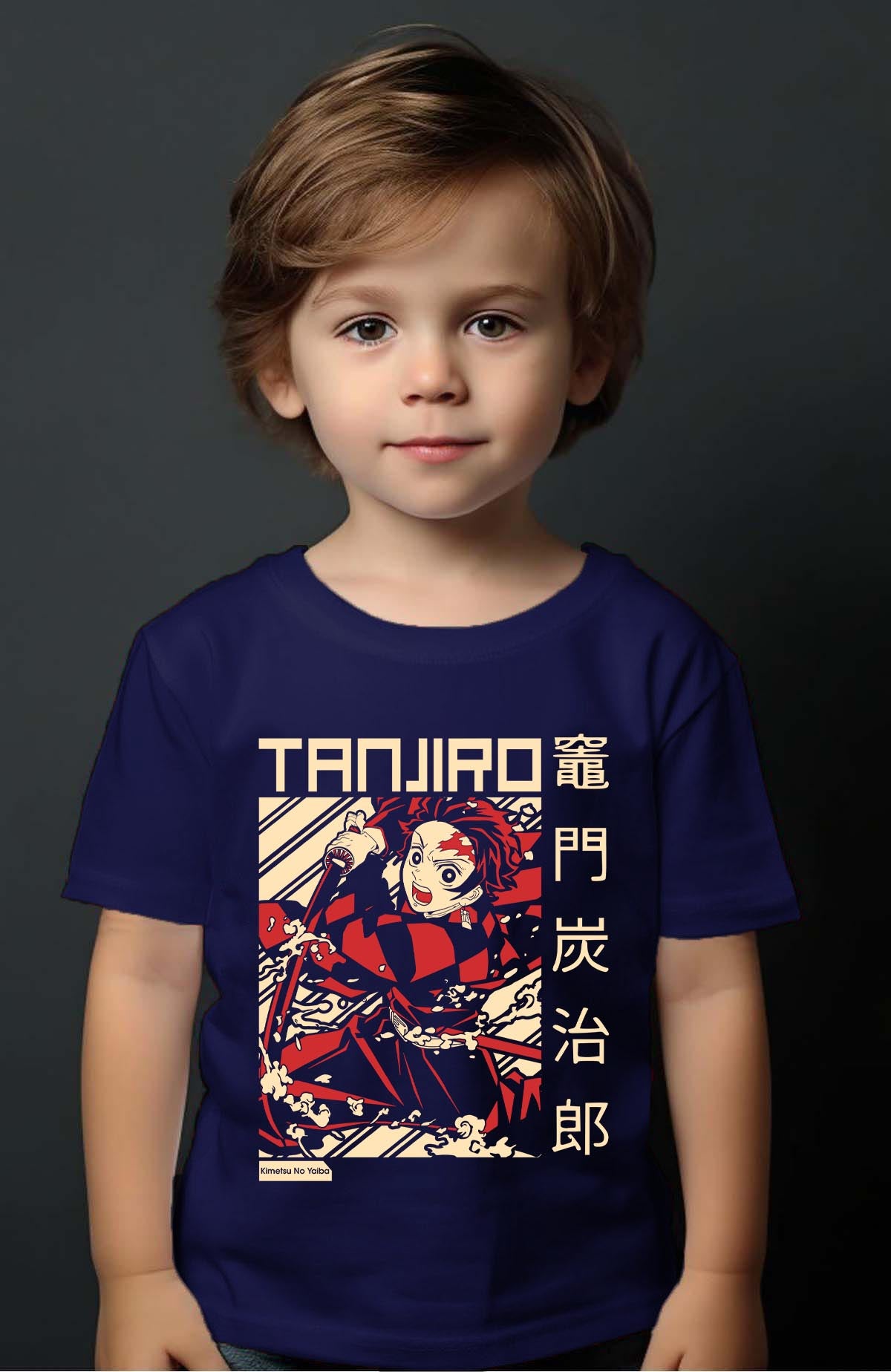 COULEUR:Marine|T-shirt Garçon | DEMONS SLAYER 4 Marine