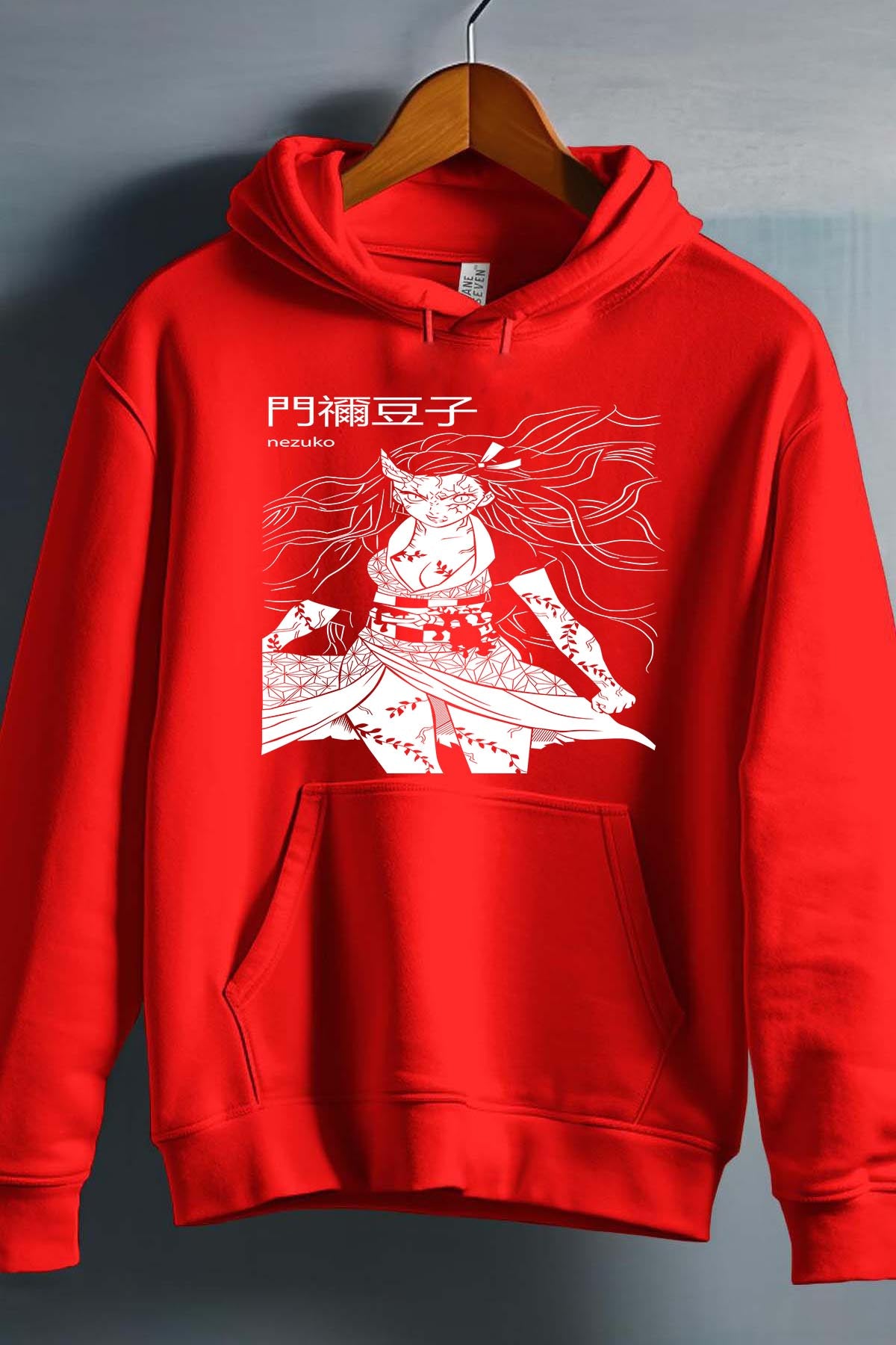 COULEUR:Rouge|Sweat Capuche Garçon | DEMONS SLAYER 52 Rouge