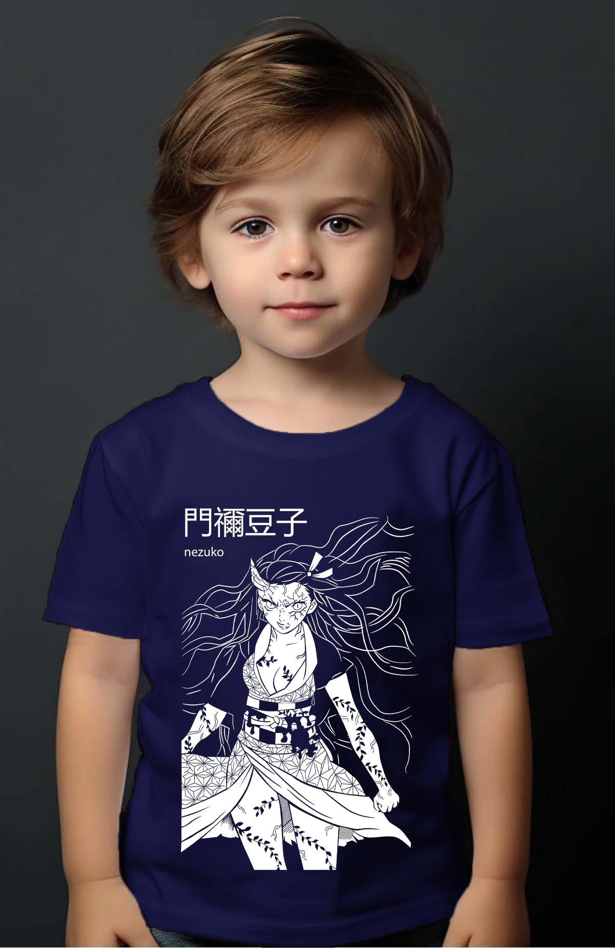 COULEUR:Marine|T-shirt Garçon | DEMONS SLAYER 52 Marine
