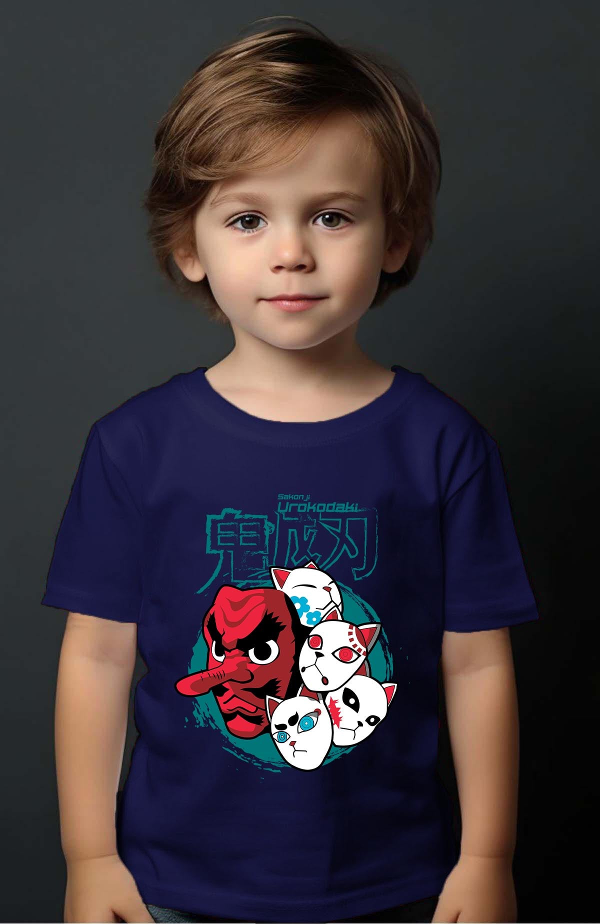COULEUR:Marine|T-shirt Garçon | DEMONS SLAYER 53 Marine