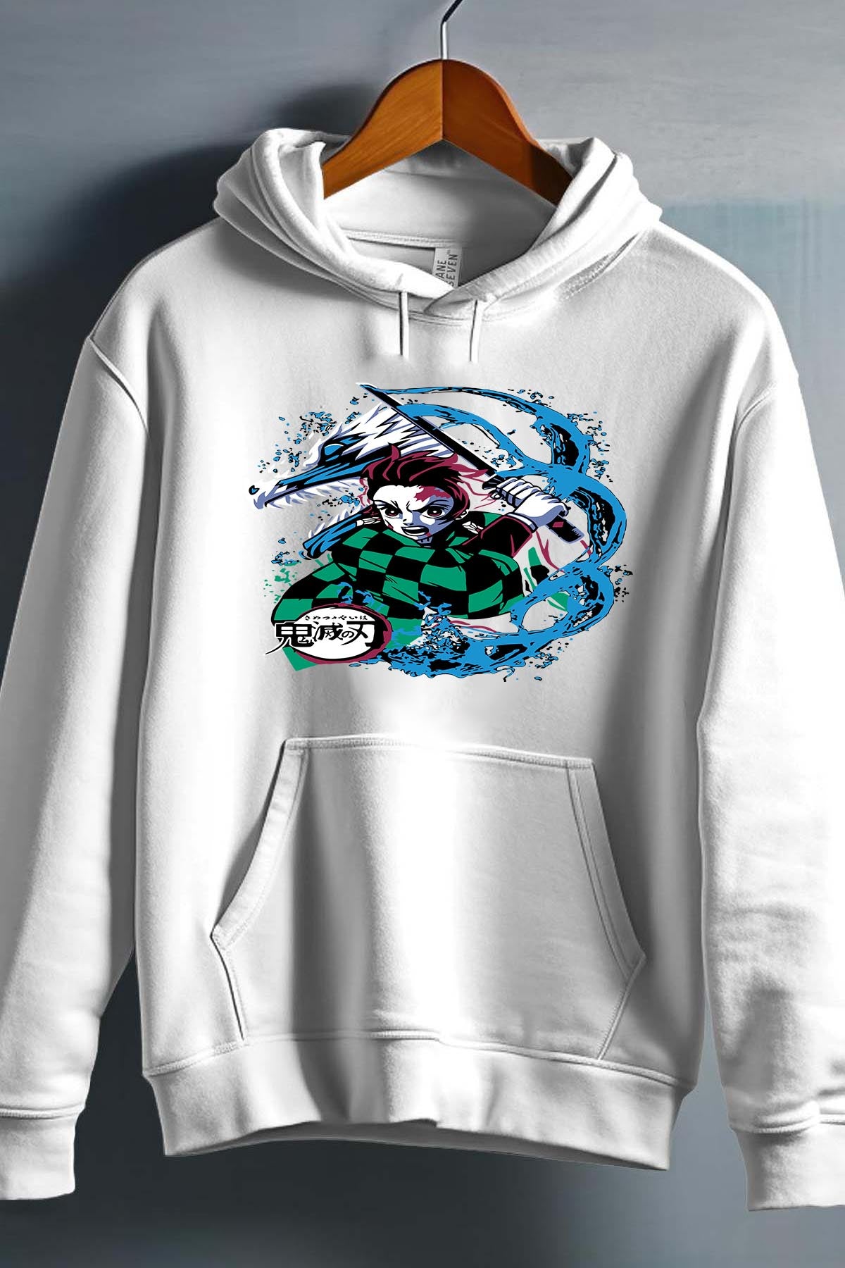 COULEUR:Blanc|Sweat Capuche Garçon | DEMONS SLAYER 56 Blanc