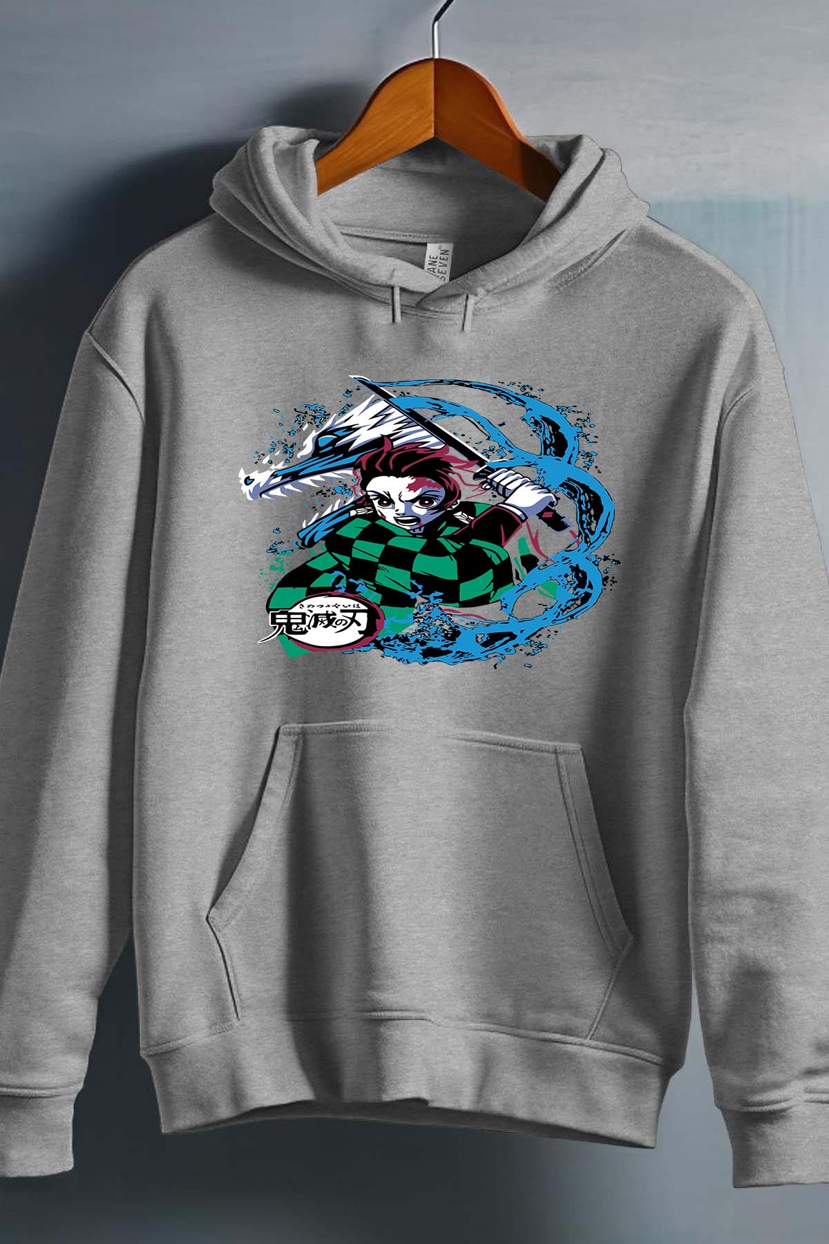 COULEUR:Gris|Sweat Capuche Garçon | DEMONS SLAYER 56 Gris
