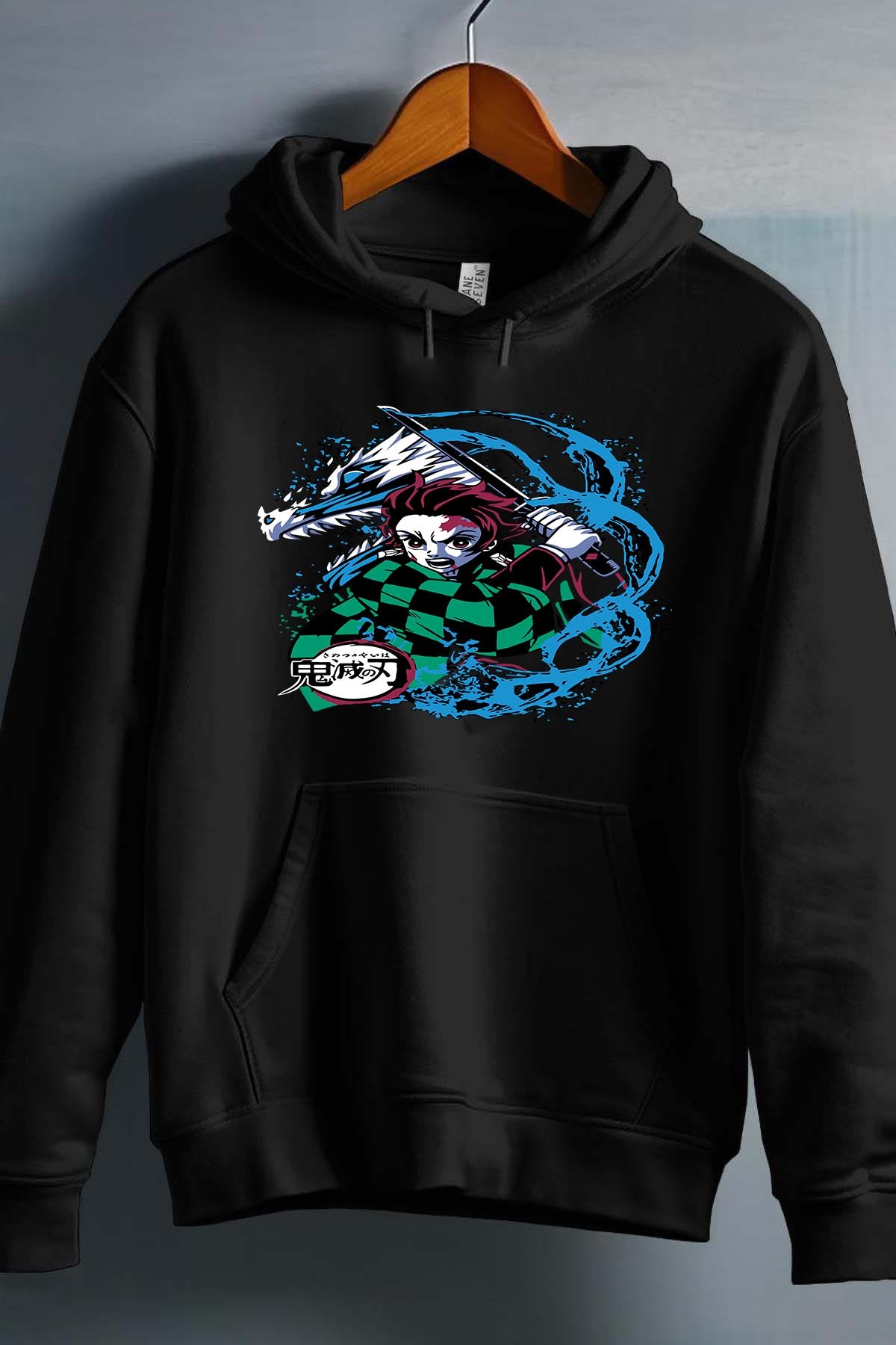 COULEUR:Noir|Sweat Capuche Garçon | DEMONS SLAYER 56 Noir