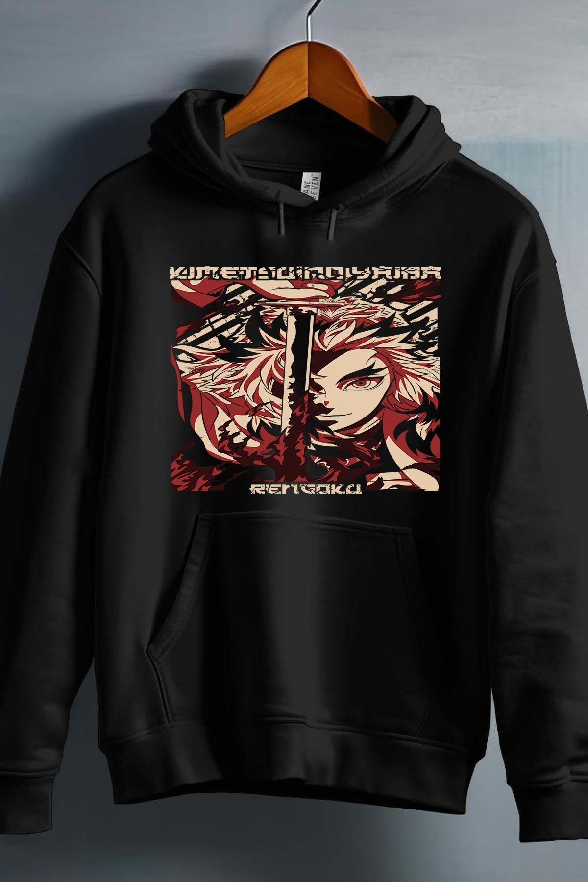 COULEUR:Noir|Sweat Capuche Garçon | DEMONS SLAYER 5 Noir