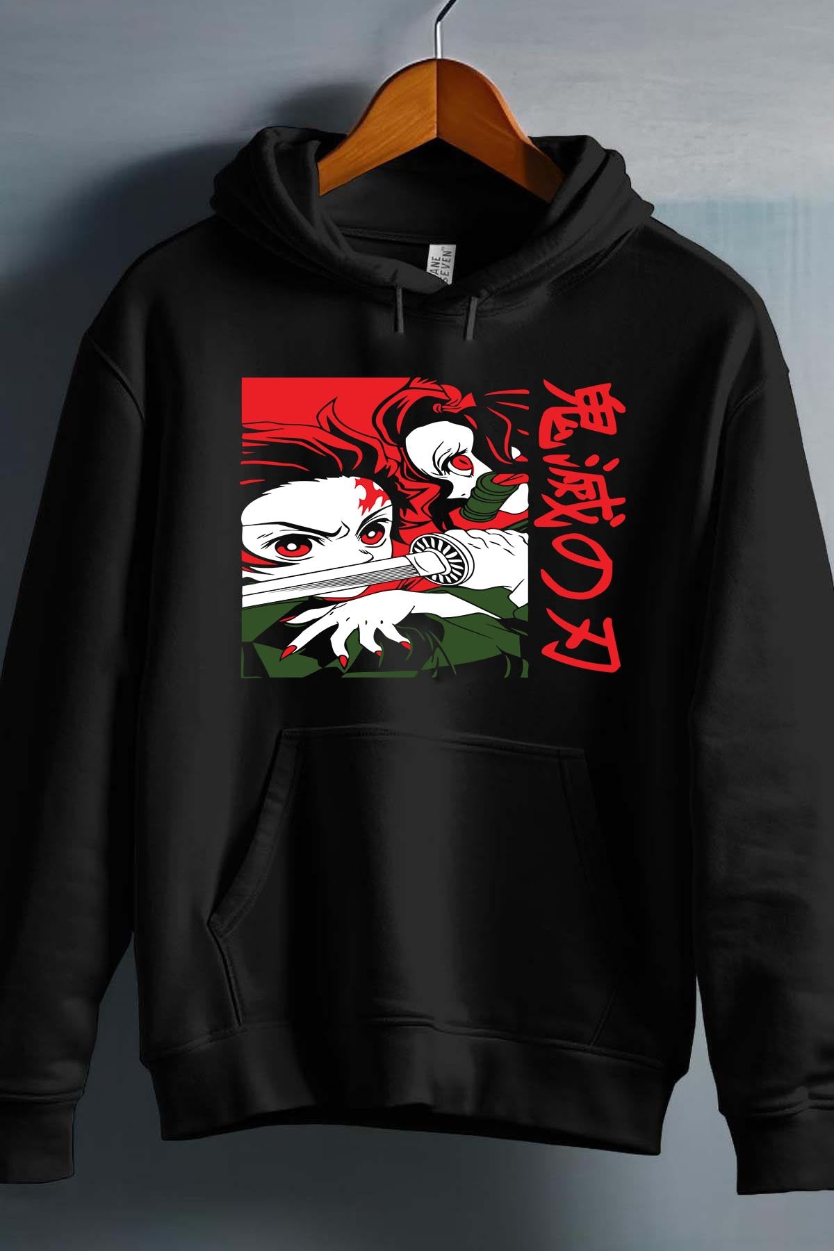 COULEUR:Noir|Sweat Capuche Garçon | DEMONS SLAYER 6 Noir