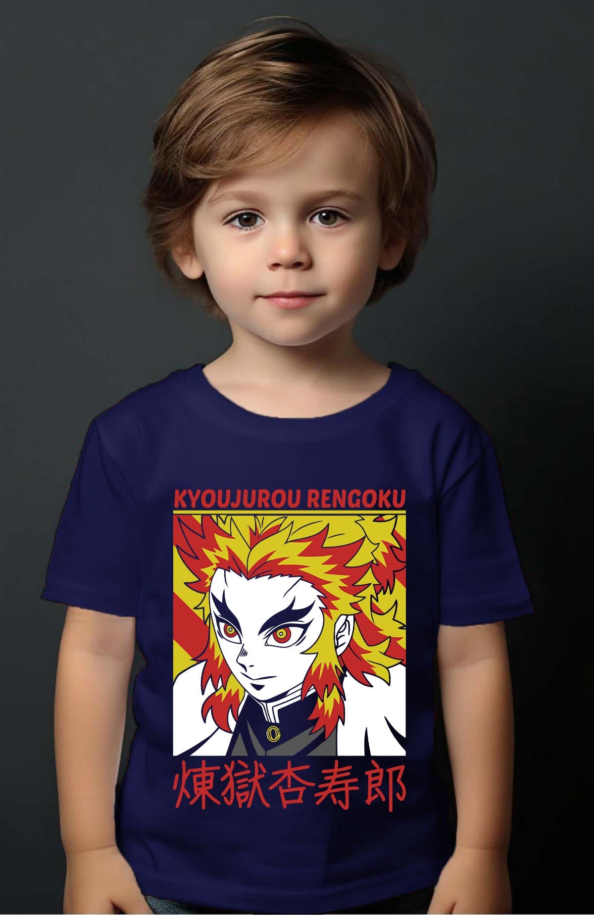 COULEUR:Marine|T-shirt Garçon | DEMONS SLAYER 7 Marine