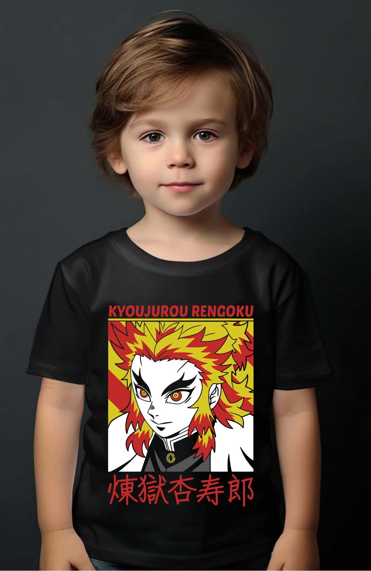 COULEUR:Noir|T-shirt Garçon | DEMONS SLAYER 7 Noir