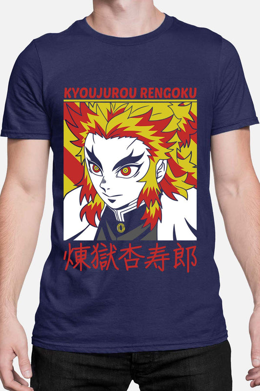 COULEUR:Marine|T-shirt Homme | DEMONS SLAYER 7 Marine