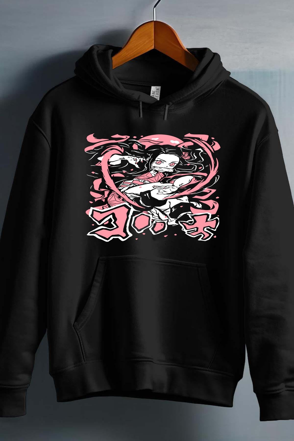 COULEUR:Noir|Sweat Capuche Garçon | DEMONS SLAYER 9 Noir