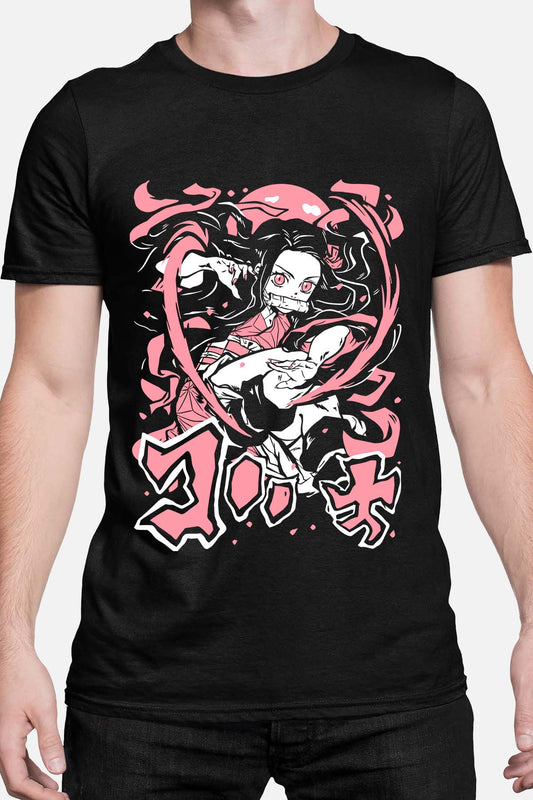 COULEUR:Noir|T-shirt Homme | DEMONS SLAYER 9 Noir