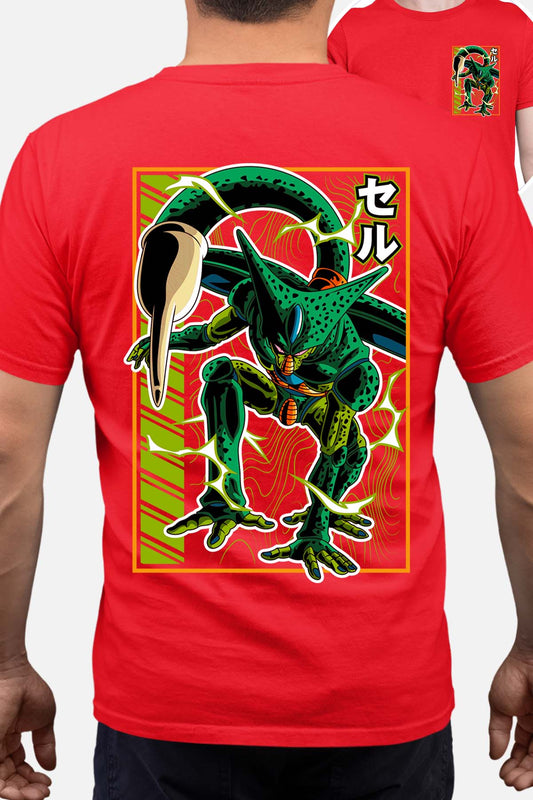 COULEUR:Rouge|T-shirt Homme | DragonBall Cell Rouge