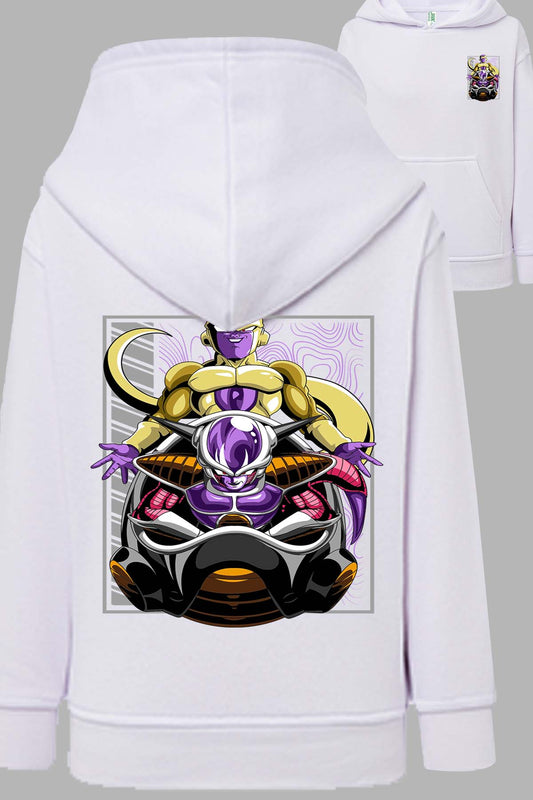 COULEUR:Blanc|Sweat Capuche Homme | DragonBall Freezer 1 Blanc