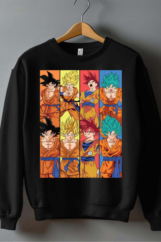 COULEUR:Noir|Sweat Col Rond Homme | Dragon BZ 13 Noir