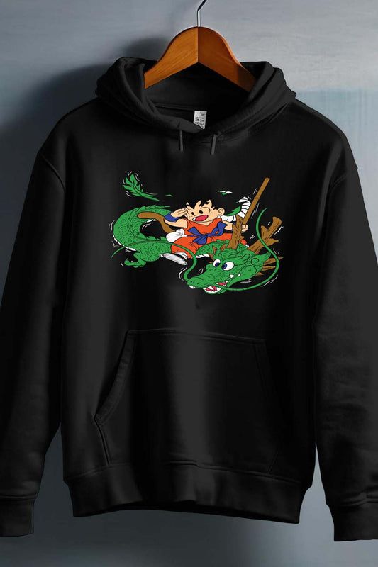 COULEUR:Noir|Sweat Capuche Garçon | Dragon BZ 15 Noir