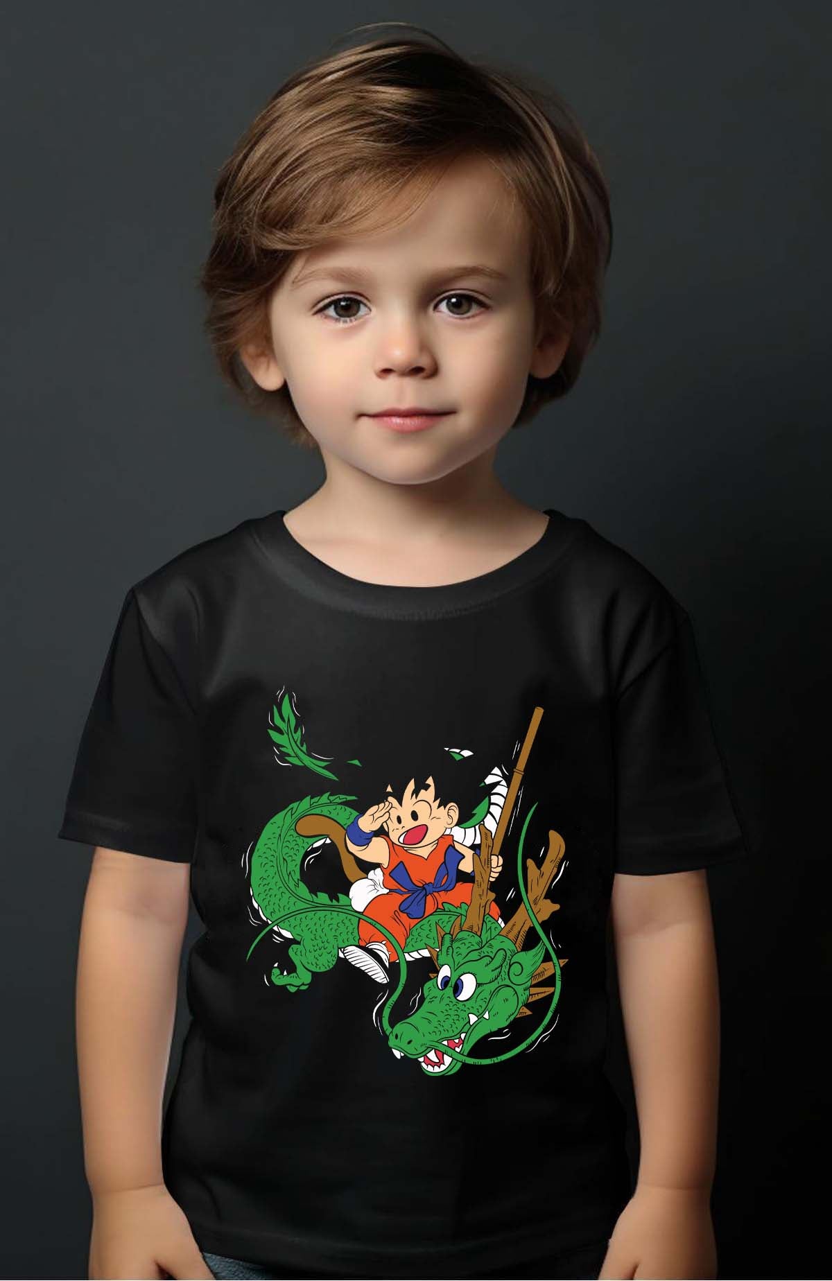COULEUR:Noir|T-shirt Garçon | Dragon BZ 15 Noir