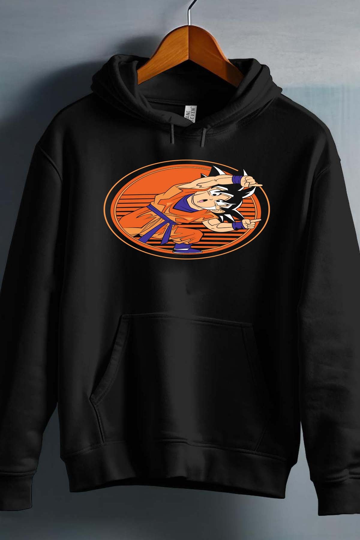 COULEUR:Noir|Sweat Capuche Homme | Dragon BZ 16 Noir