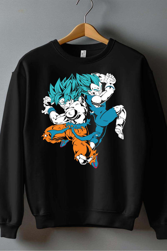 COULEUR:Noir|Sweat Col Rond Homme | Dragon BZ 17 Noir