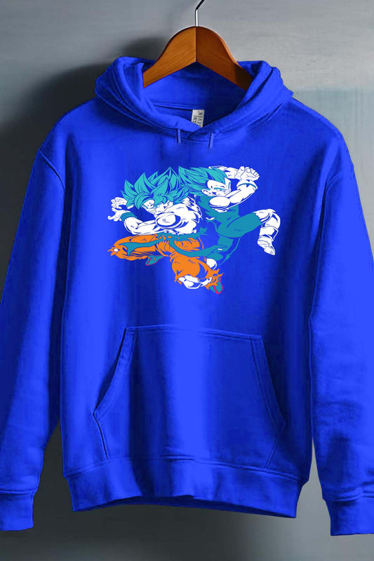 COULEUR:Bleu Roi|Sweat Capuche Homme | Dragon BZ 17 Bleu Roi