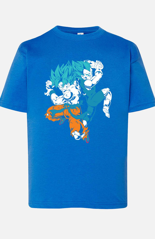 COULEUR:Bleu Roi|T-shirt Garçon | Dragon BZ 17 Bleu Roi