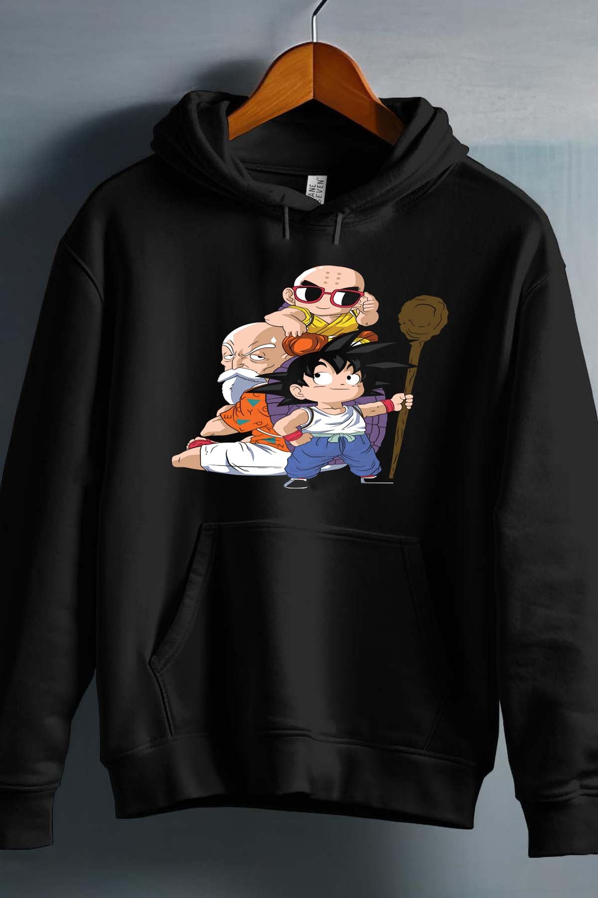 COULEUR:Noir|Sweat Capuche Homme | Dragon BZ 19 Noir