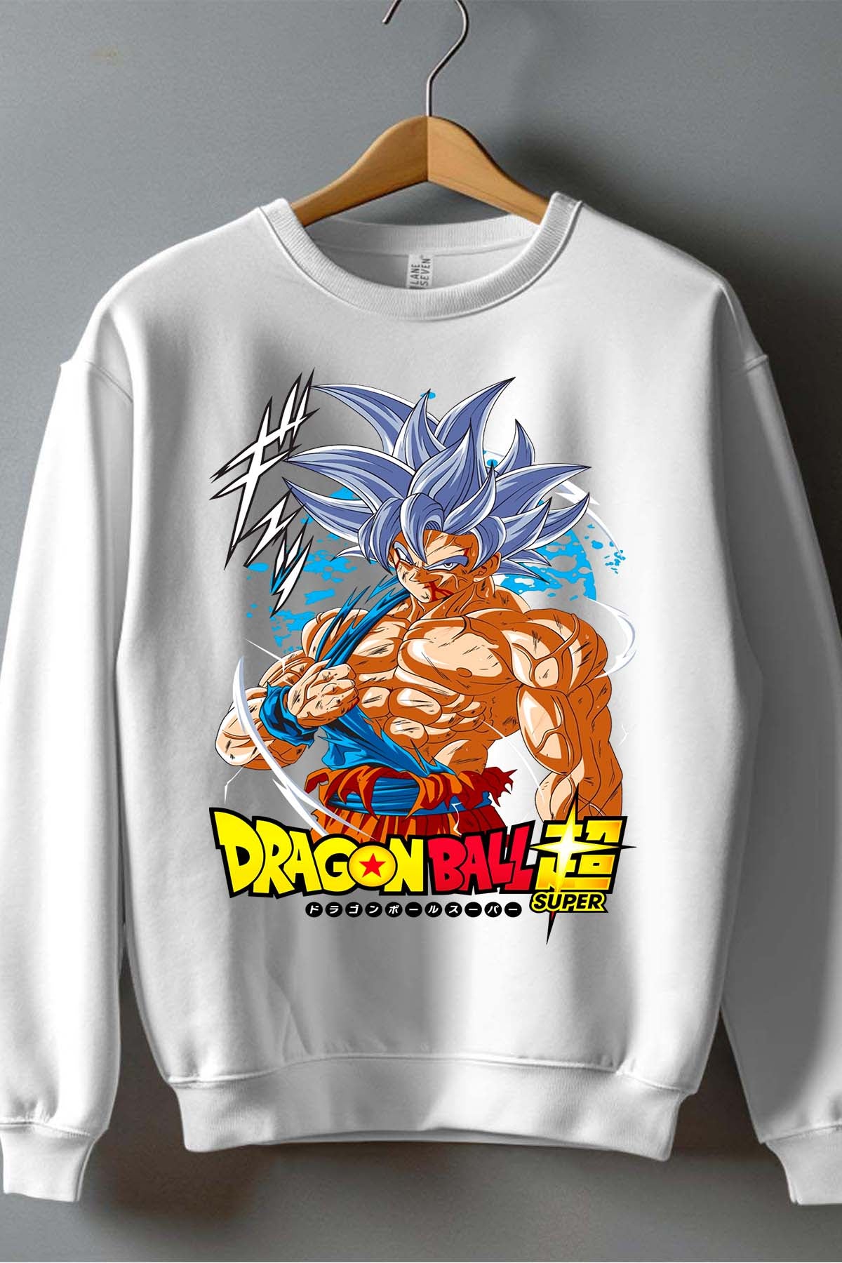 COULEUR:Blanc|Sweat Col Rond Garçon | Dragon BZ 1 Blanc
