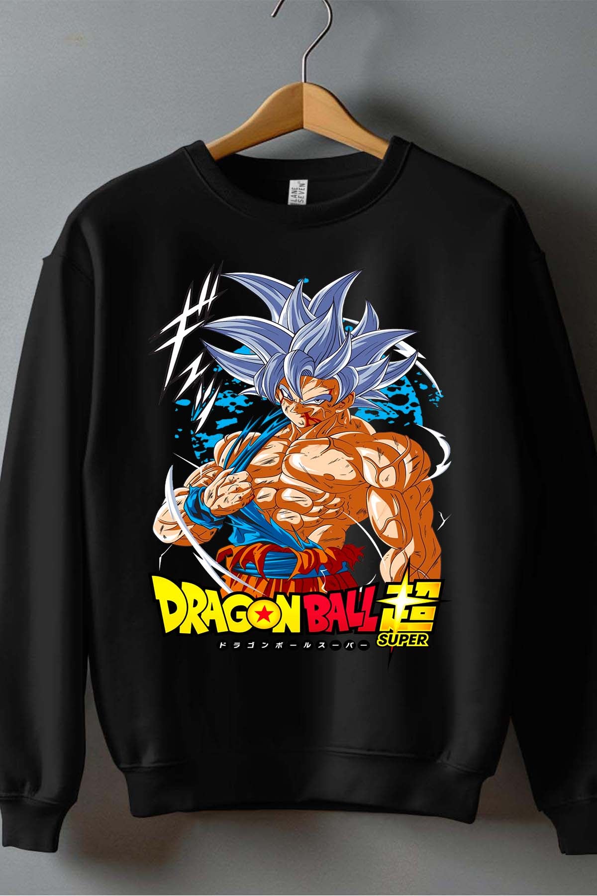 COULEUR:Noir|Sweat Col Rond Garçon | Dragon BZ 1 Noir