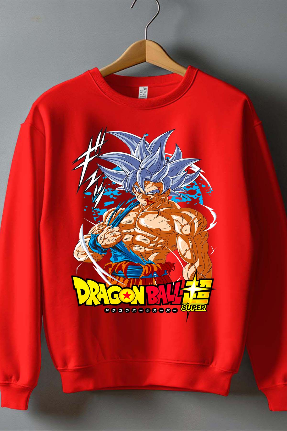 COULEUR:Rouge|Sweat Col Rond Garçon | Dragon BZ 1 Rouge