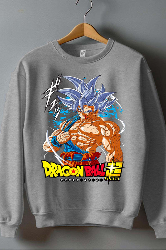 COULEUR:Gris|Sweat Col Rond Homme | Dragon BZ 1 Gris