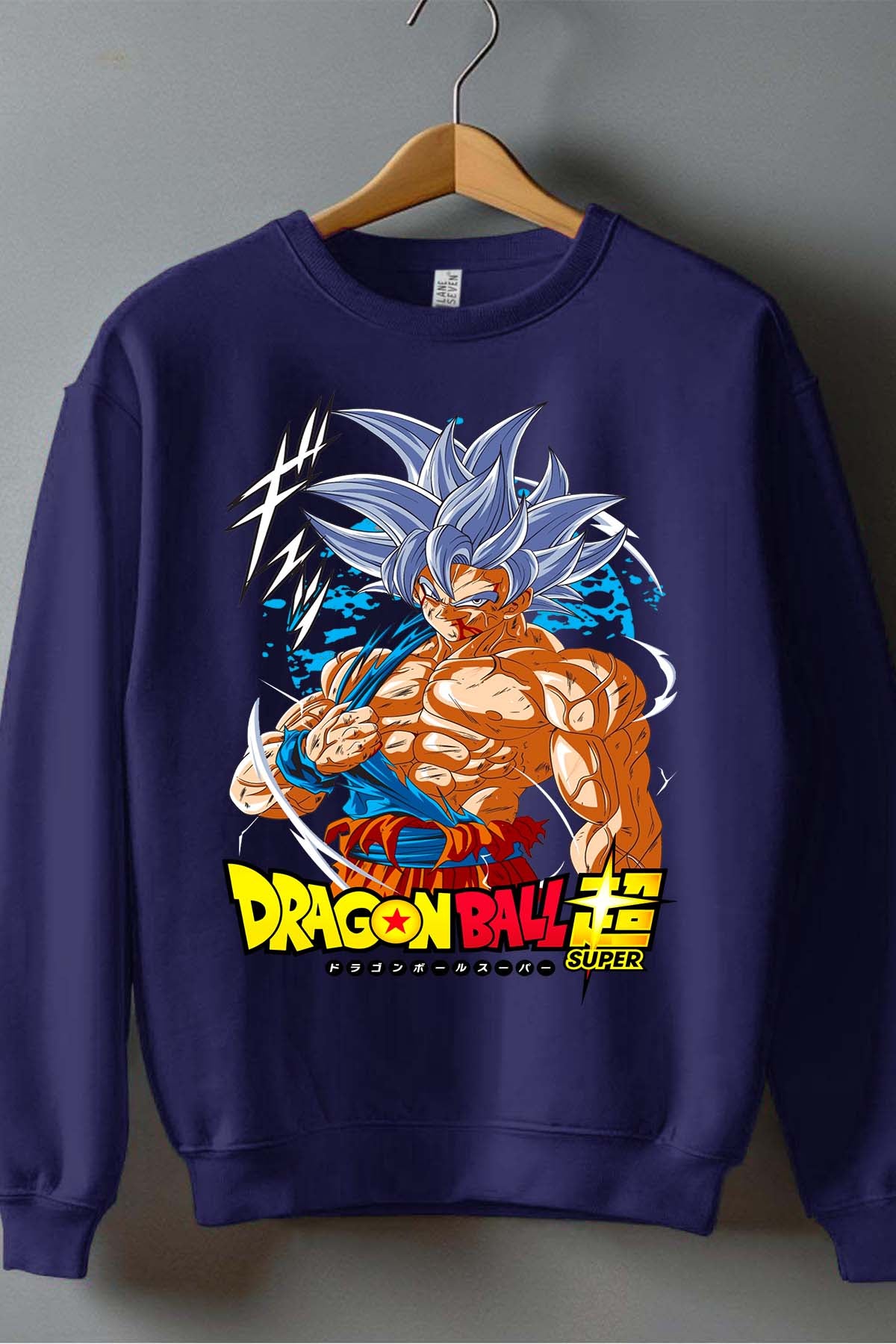 COULEUR:Marine|Sweat Col Rond Homme | Dragon BZ 1 Marine