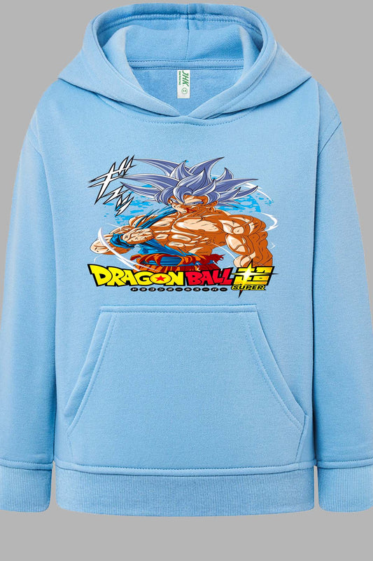 COULEUR:Bleu Ciel|Sweat Capuche Garçon | Dragon BZ 1 Bleu Ciel
