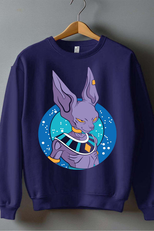 COULEUR:Marine|Sweat Col Rond Homme | Dragon BZ 23 Marine