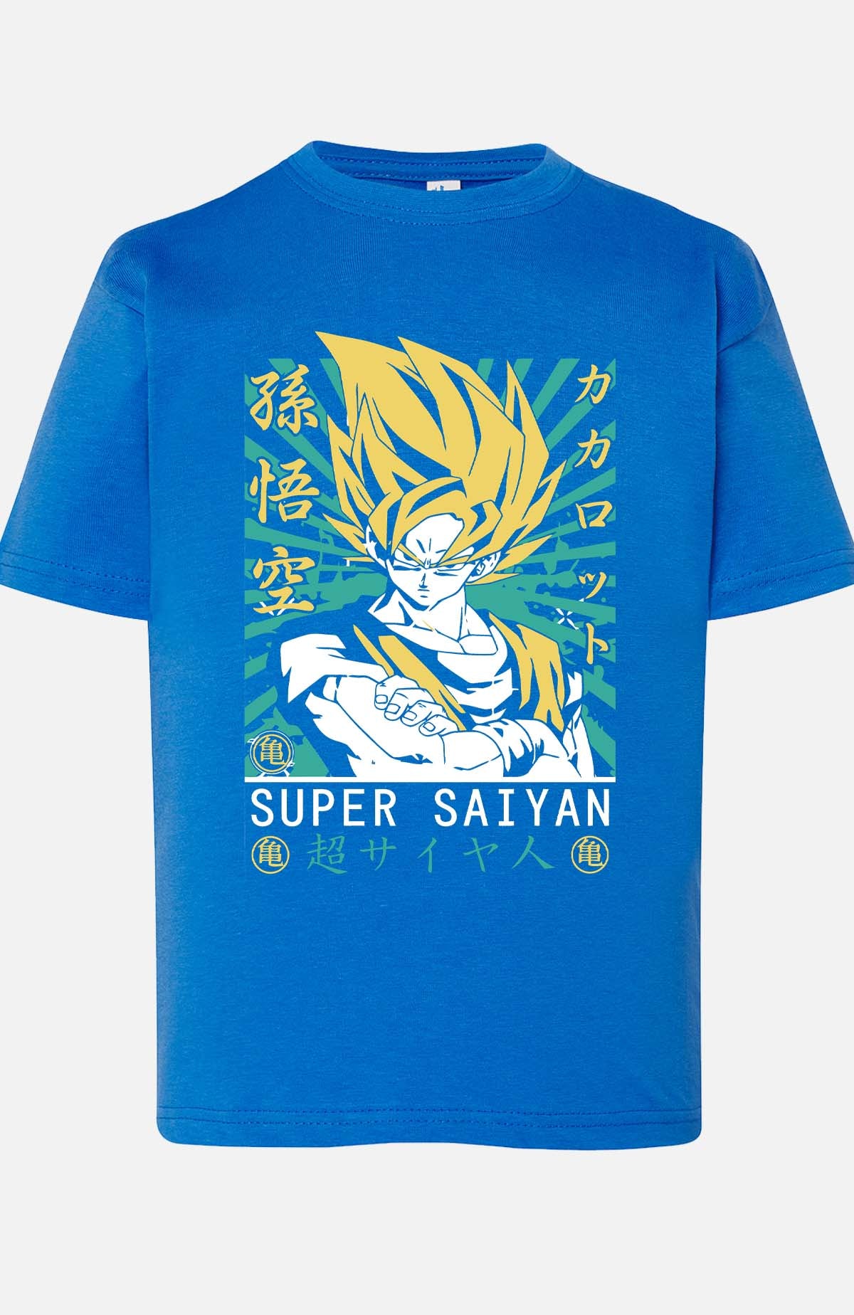 COULEUR:Bleu Roi|T-shirt Garçon | Dragon BZ 25 Bleu Roi