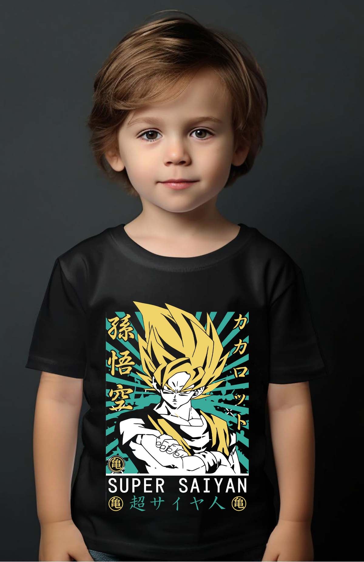 COULEUR:Noir|T-shirt Garçon | Dragon BZ 25 Noir