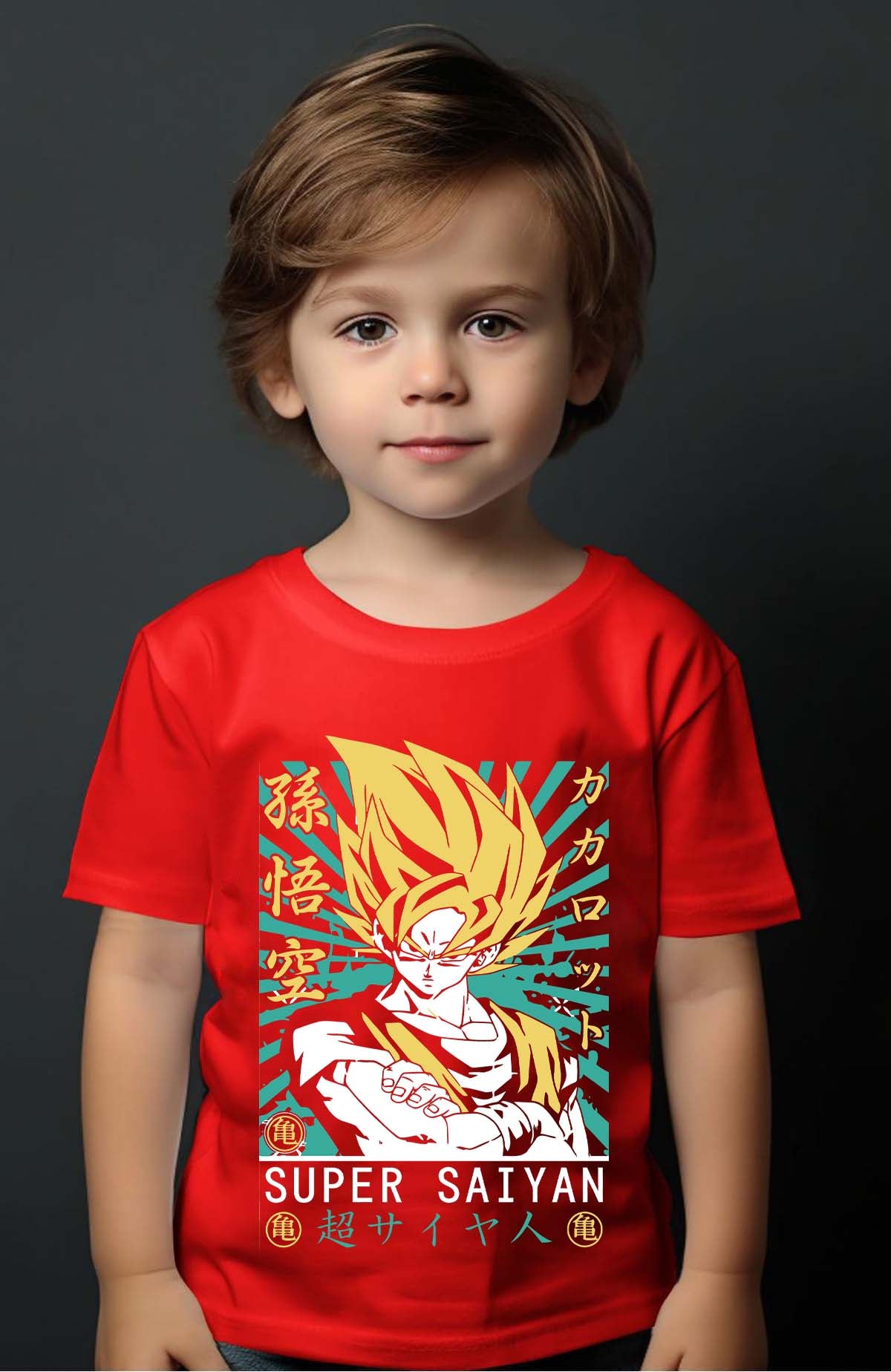 COULEUR:Rouge|T-shirt Garçon | Dragon BZ 25 Rouge